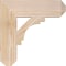 Ekena Millwork Merced Craftsman Smooth Bracket, Douglas Fir, 3 1/2"W x 14"D x 14"H BKT04X14X14MRC04SDF - alternate 4